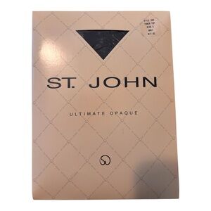 St. John Ultimate Opaque Navy Toner top Hoisery Sz C